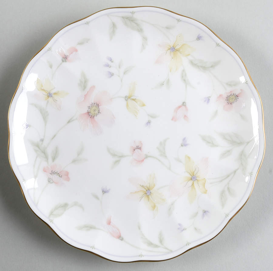 Pastel Garden Bread & Butter Plate by Narumi-1
