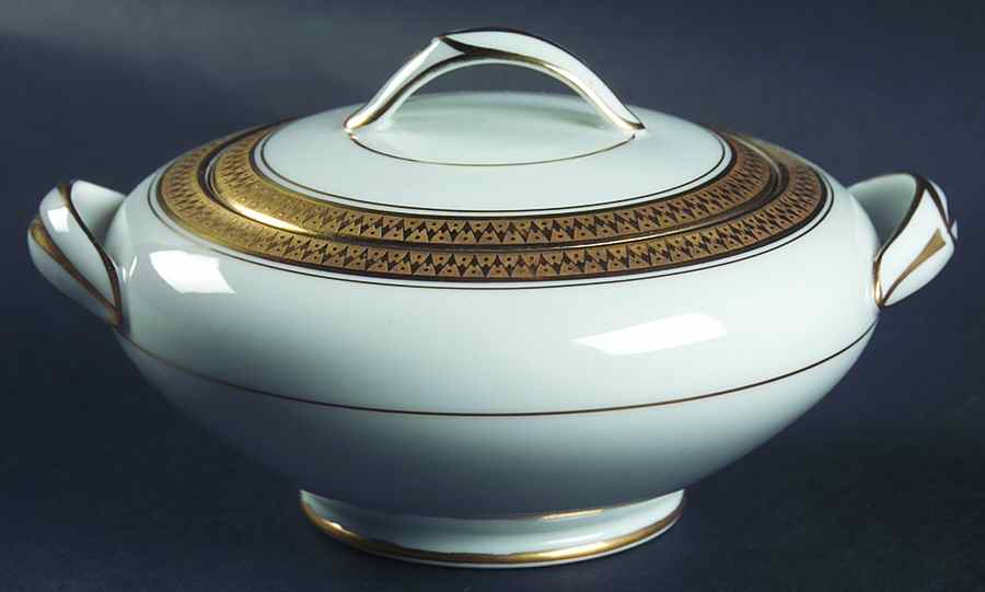 Goldridge Sugar Bowl & Lid by Noritake-1