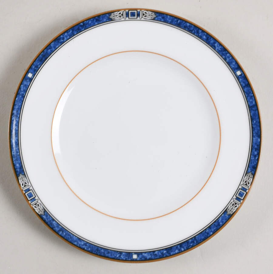Blue Bread & Butter Plate by Noritake-1