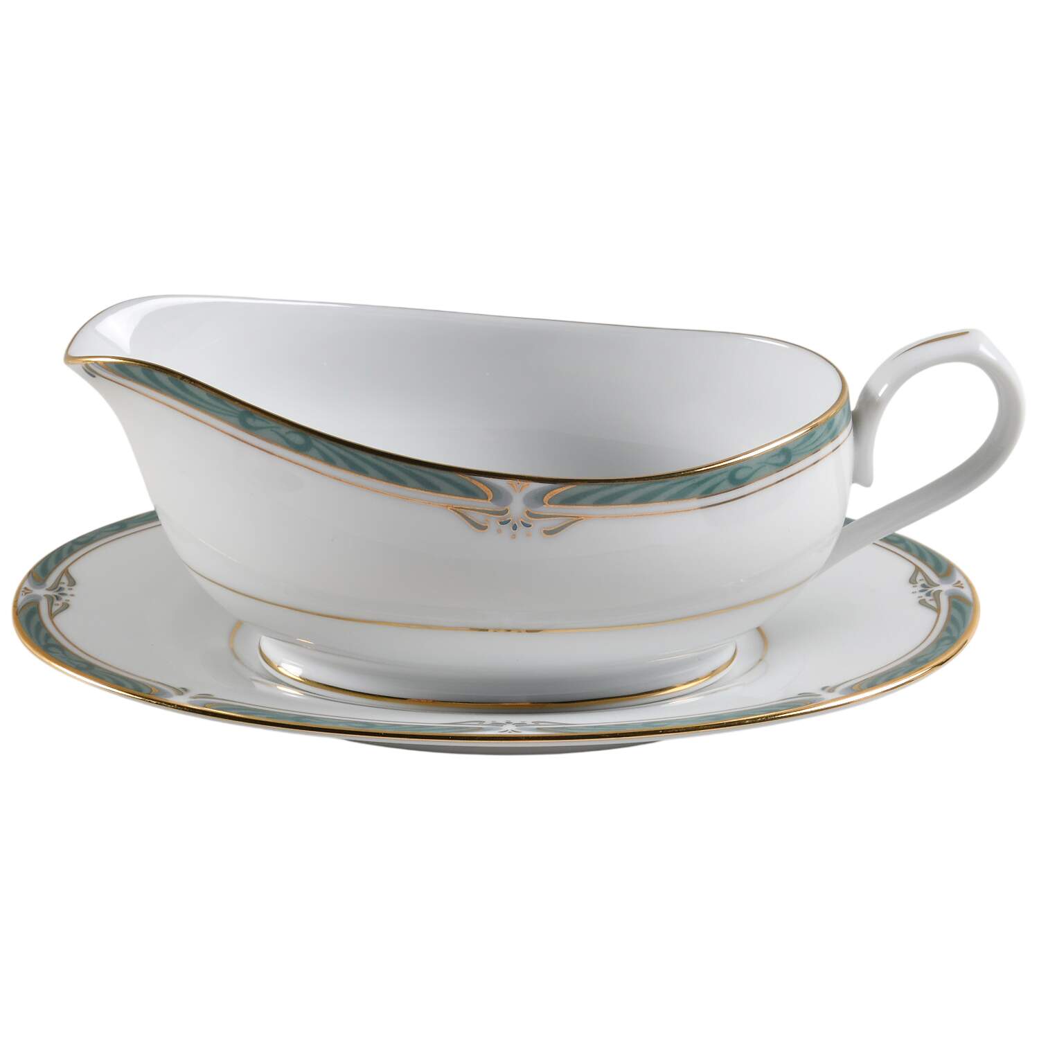 Glenabbey Gravy Boat & Underplate by Noritake-1