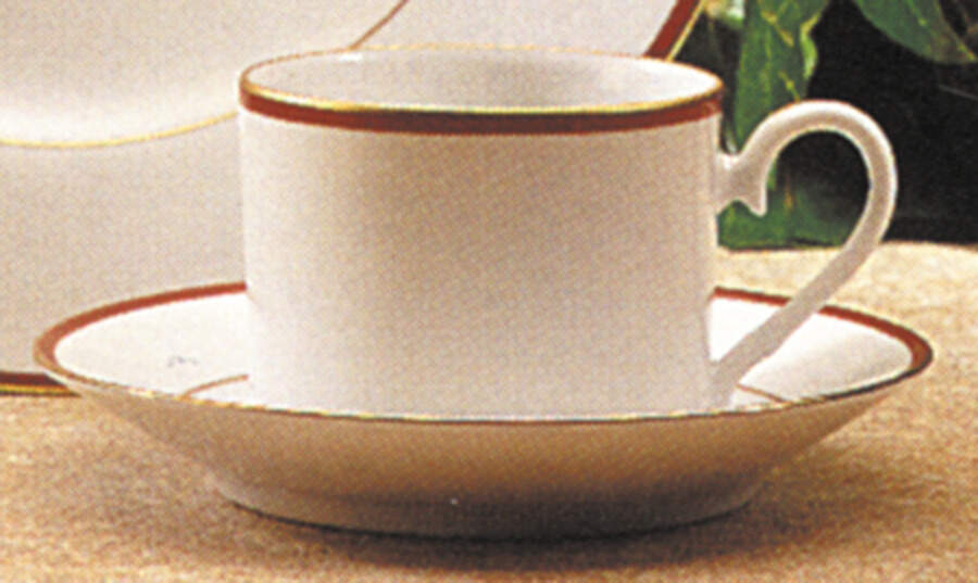 Shiraz Flat Cup & Saucer Set by Noritake-1