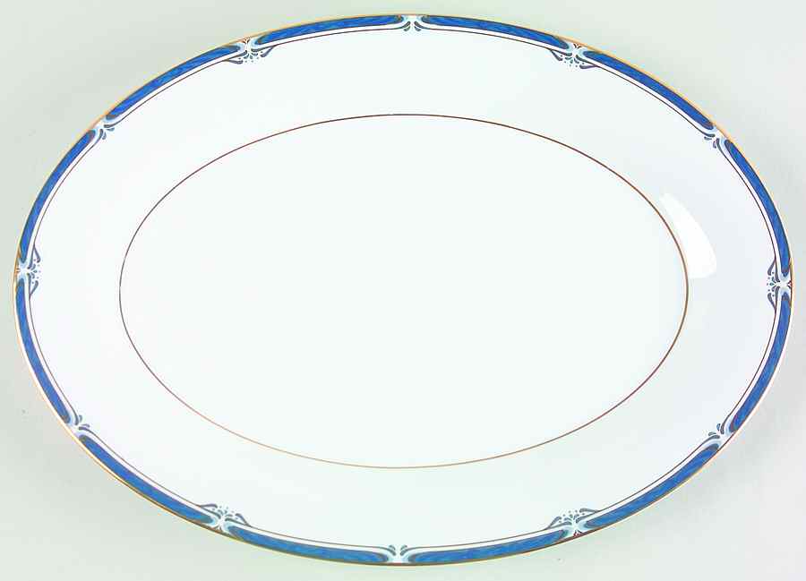 Impressions 14" Oval Serving Platter by Noritake-1