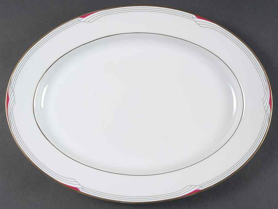 Equator 13" Oval Serving Platter by Noritake-1