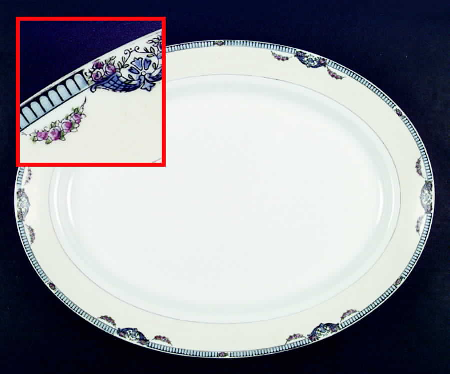 N1257 12" Oval Serving Platter by Noritake-1
