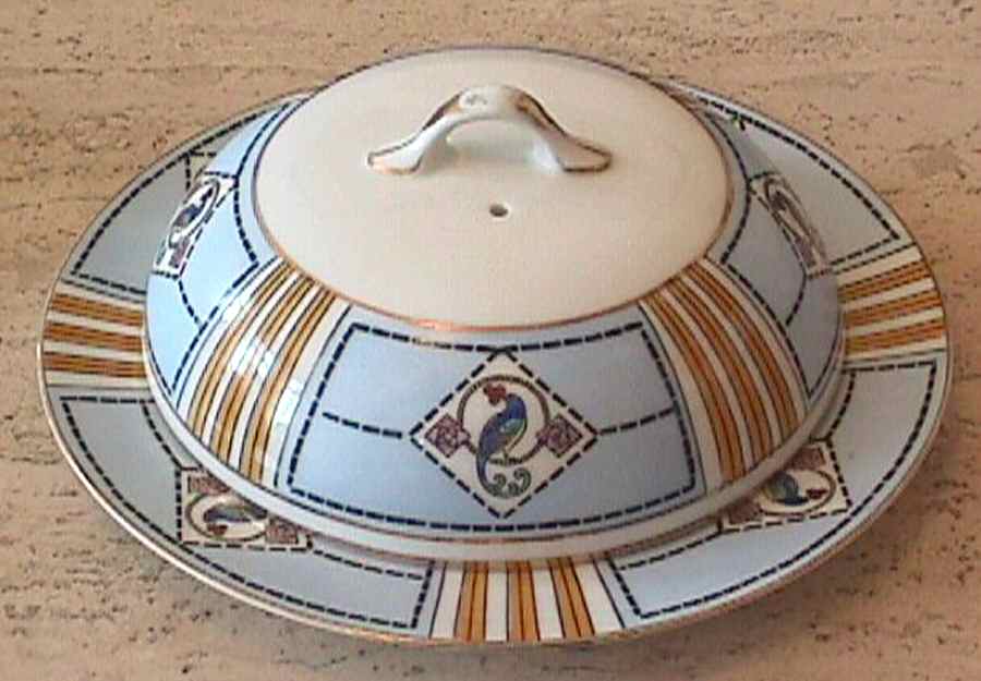 N1265 Round Covered Butter by Noritake-1
