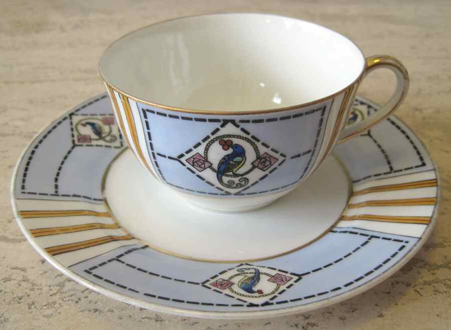 N1265 Flat Cup & Saucer Set by Noritake-1