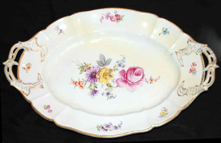 1012 14" Oval Serving Platter by Nymphenburg-1