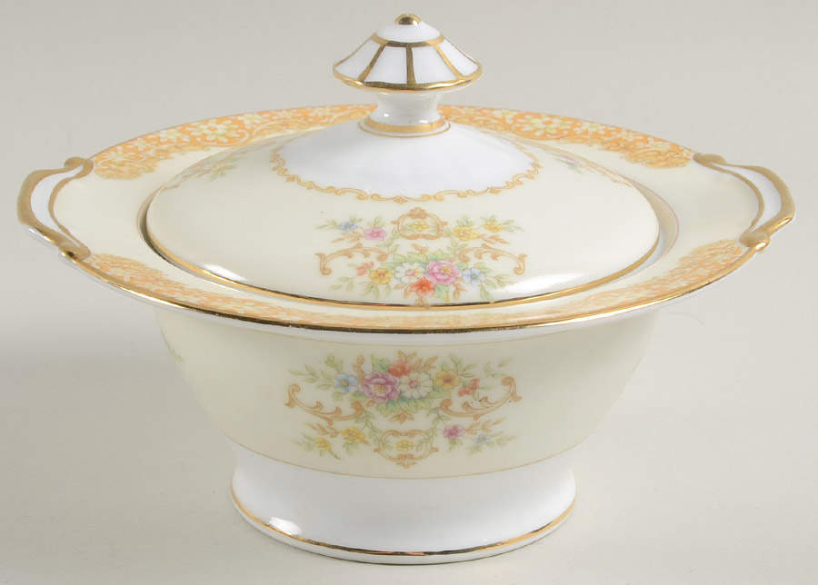 N1274 Sugar Bowl & Lid by Noritake-1
