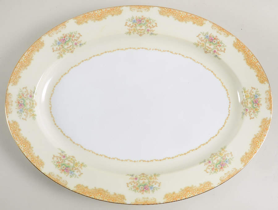 N1274 16" Oval Serving Platter by Noritake-1