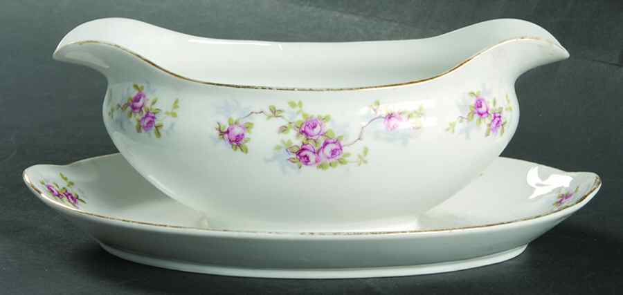 N1275 Gravy Boat with Attached Underplate by Noritake-1