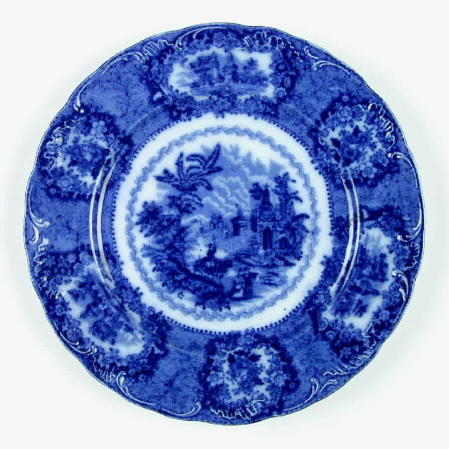Oriental Luncheon Plate by New Wharf-1