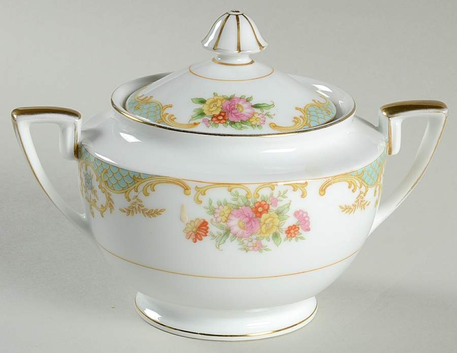 N1073 Sugar Bowl & Lid by Noritake-1
