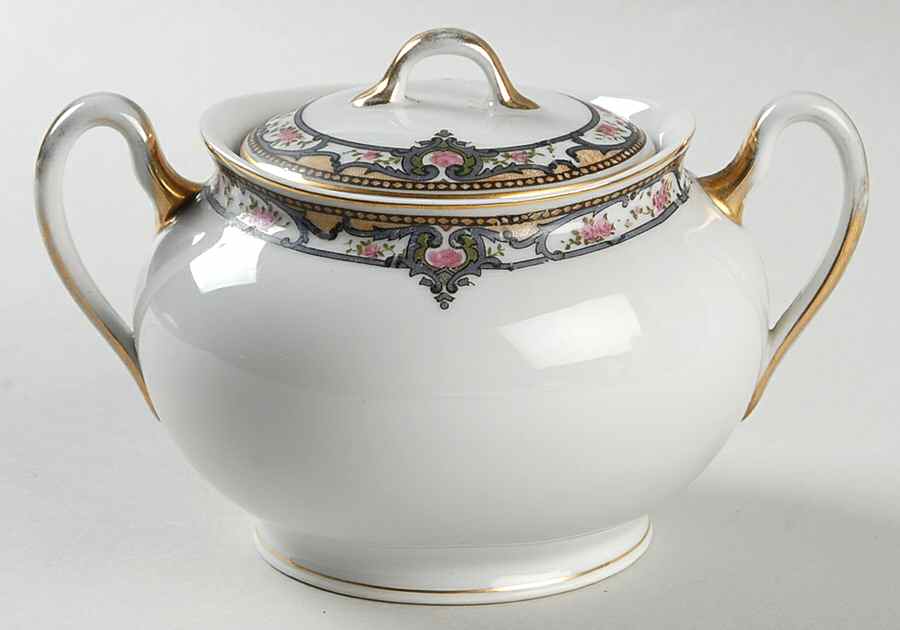 NAG19 Sugar Bowl & Lid by Nagoya Shokai-1