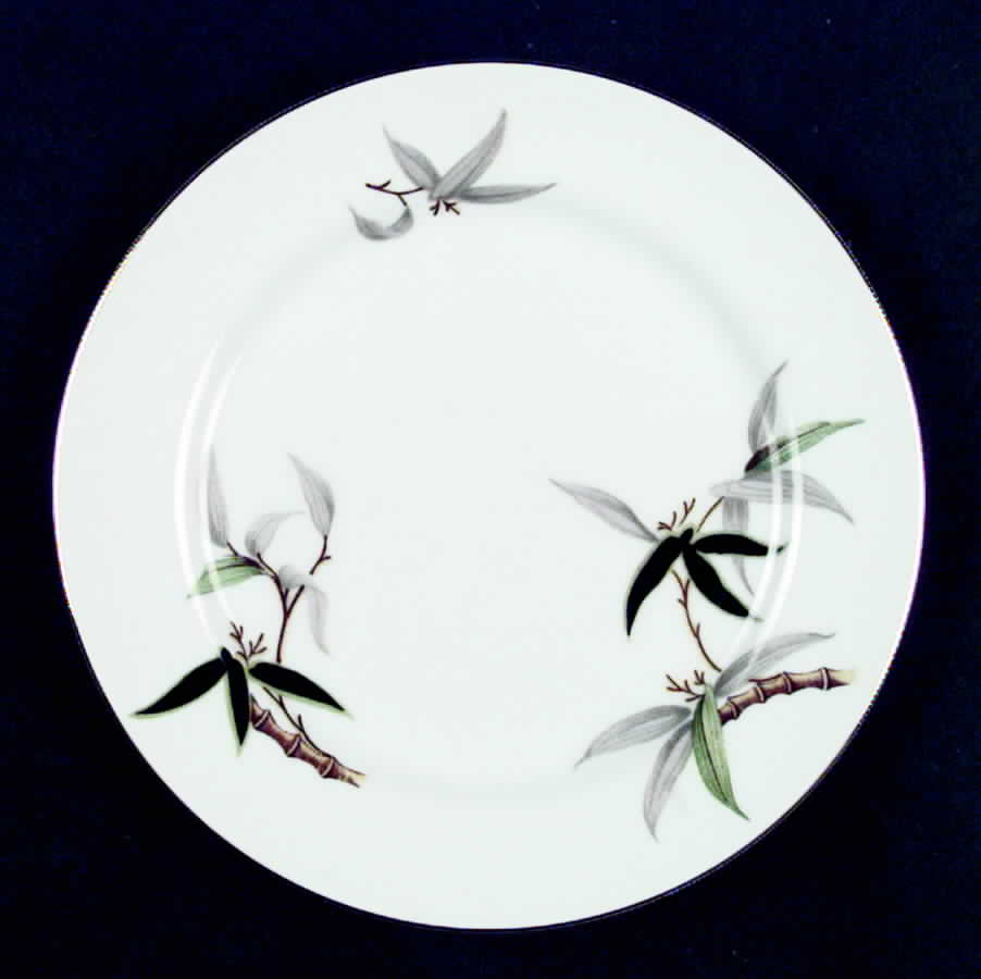 Black Bamboo Salad Plate by Narumi-1