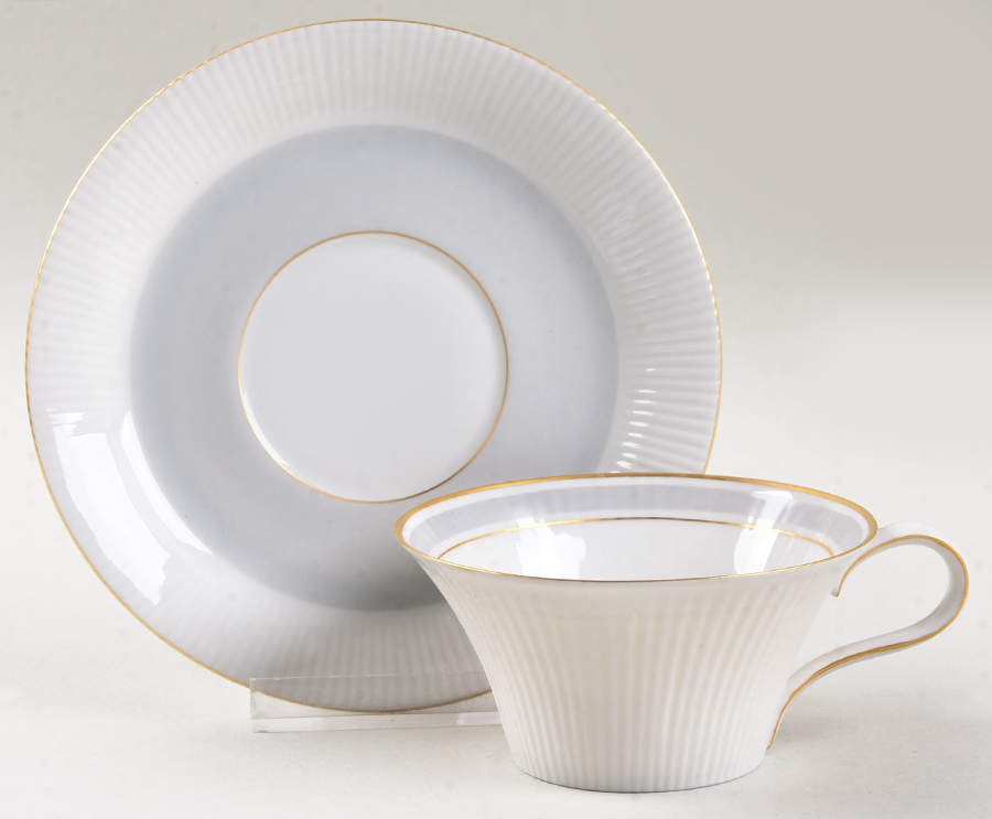 Adonis Flat Cup & Saucer Set by Nymphenburg-1