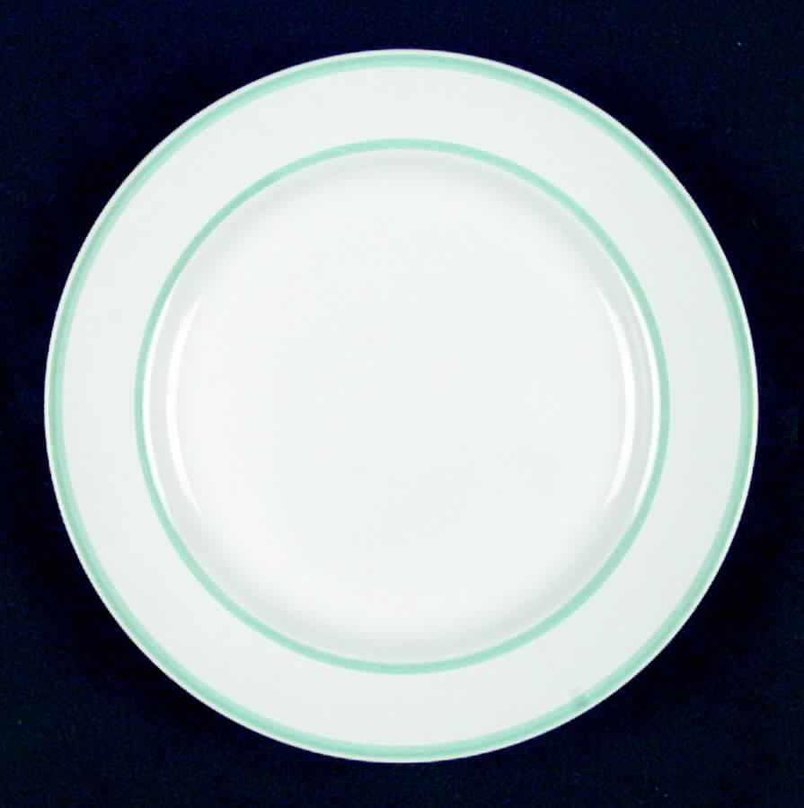 Westport Classic Aqua (Aqua Trim and Verge) Salad Plate by Newcor-1