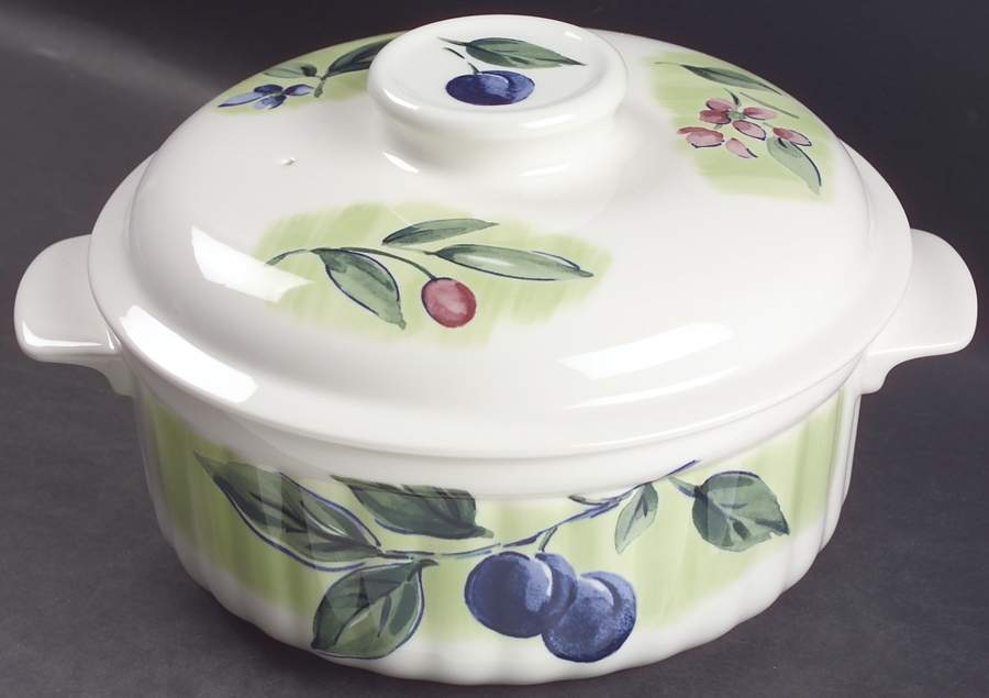 Summer Dance 2.5 Qt Round Covered Casserole by Nikko-1
