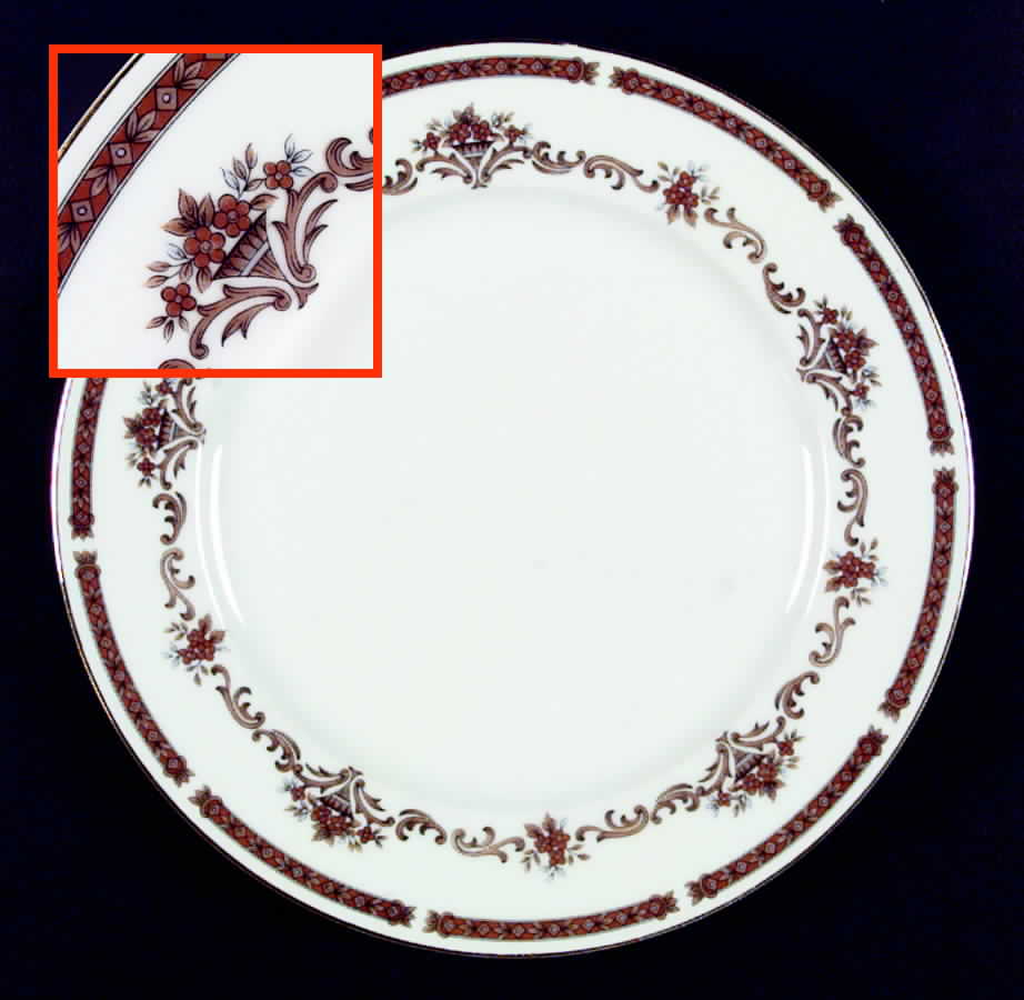 Tudor Dinner Plate by Norleans-1