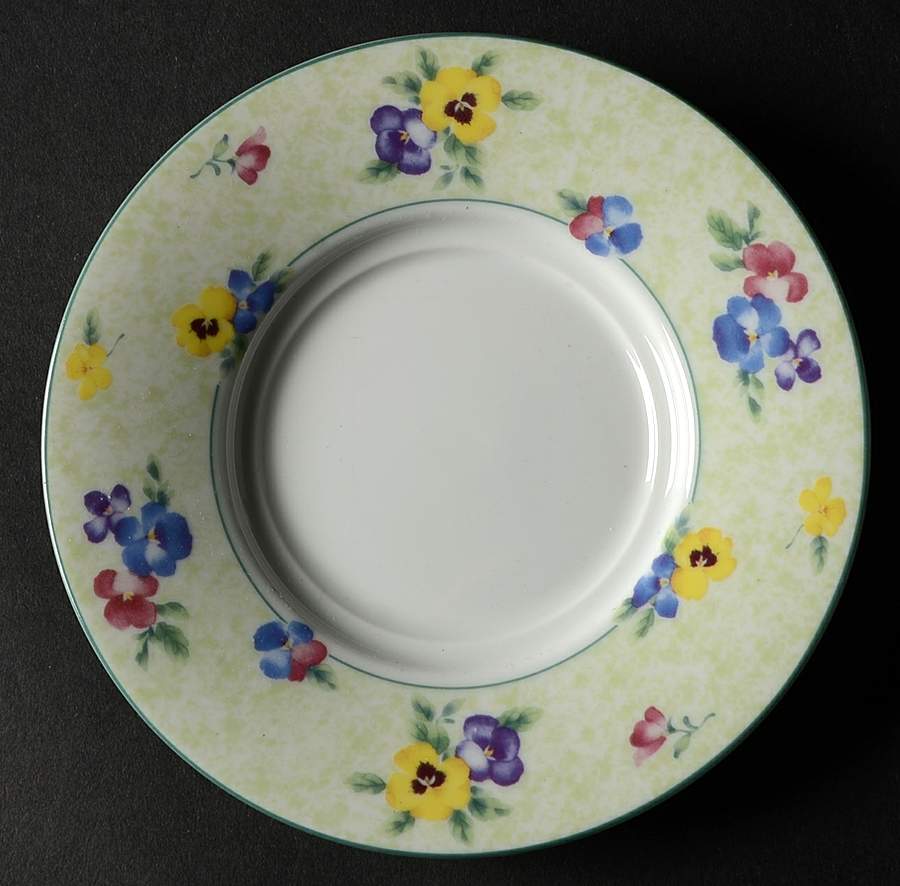 Pansies Saucer by Nikko-1