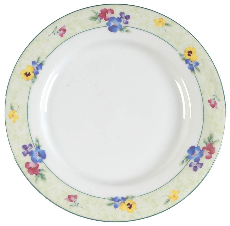 Pansies Bread & Butter Plate by Nikko-1