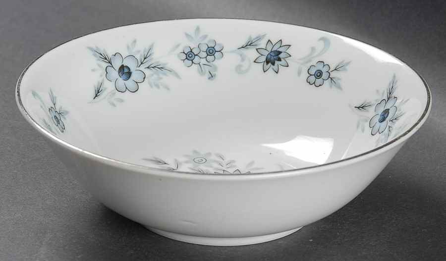 Champlain (Rounded and Pointed Flowers) Coupe Cereal Bowl by Nasco (Japan)-1