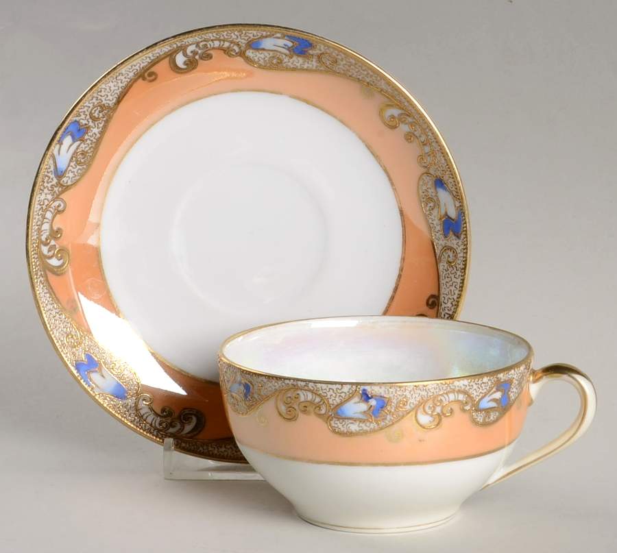 N1313 Flat Cup & Saucer Set by Noritake-1
