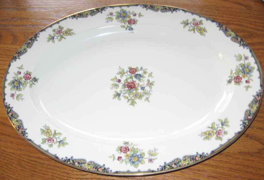 N1320 14" Oval Serving Platter by Noritake-1