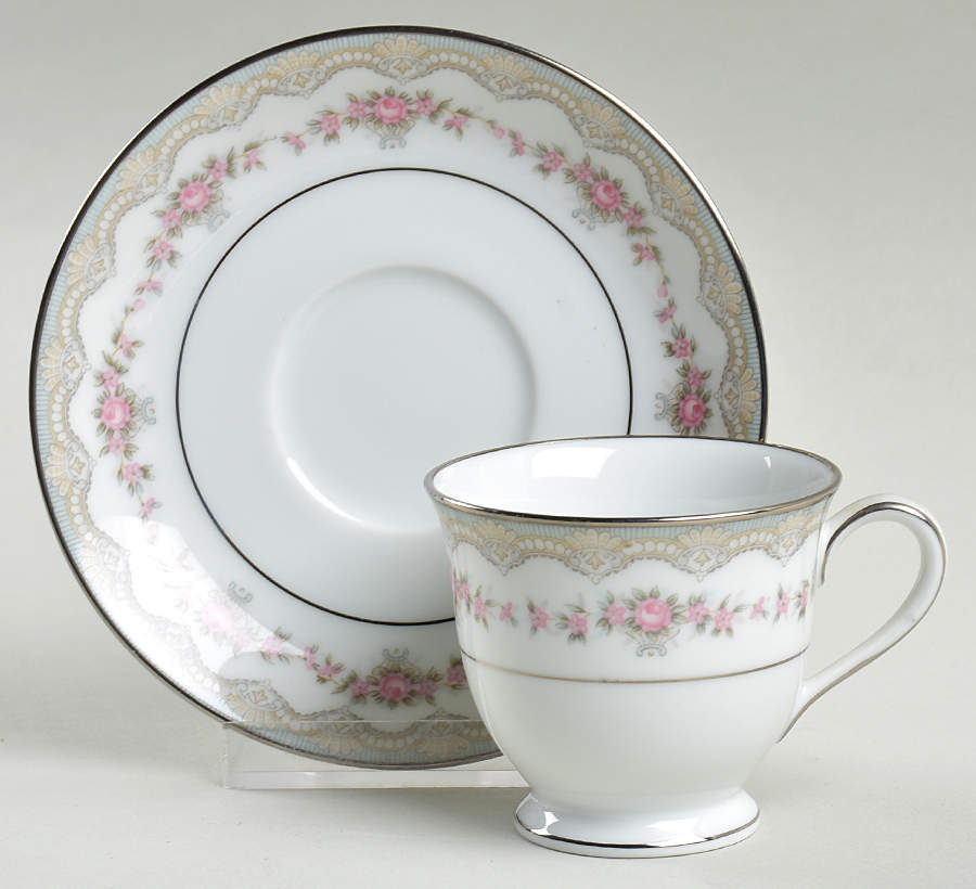Glenwood (5770M) Footed Demitasse Cup & Saucer Set by Noritake-1
