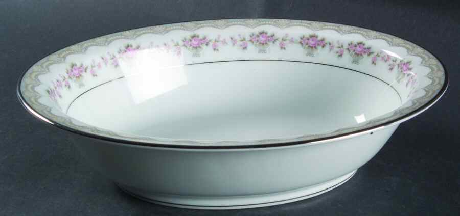 Glenwood (5770M) 10" Oval Vegetable Bowl by Noritake-1