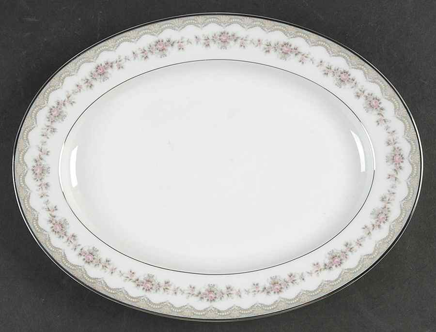 Glenwood (5770M) 11" Oval Serving Platter by Noritake-1