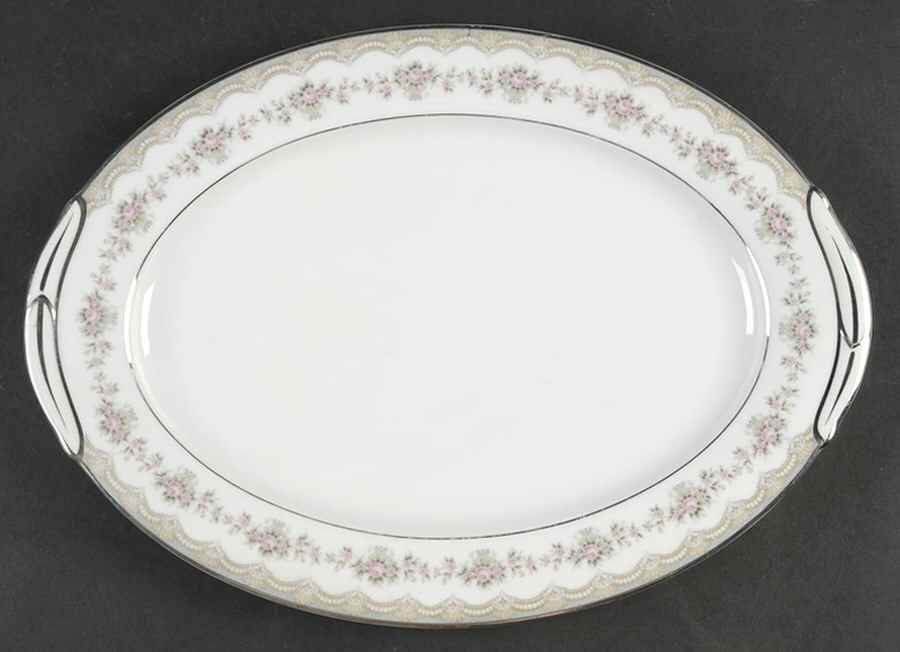 Glenwood (5770M) 14" Oval Serving Platter by Noritake-1