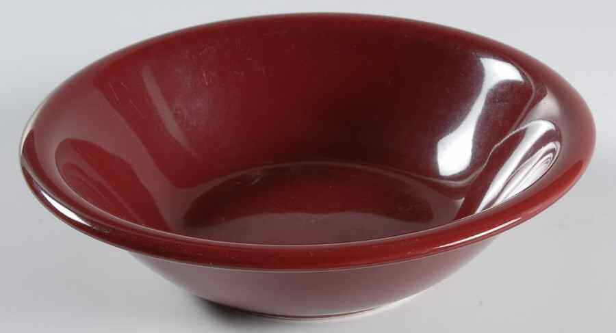 Bravo Burgundy Coupe Cereal Bowl by Newcor-1