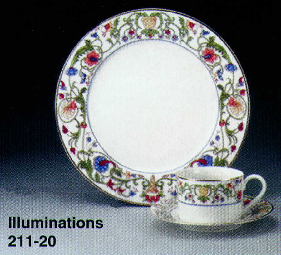 Illuminations Dinner Plate by Newcor-1