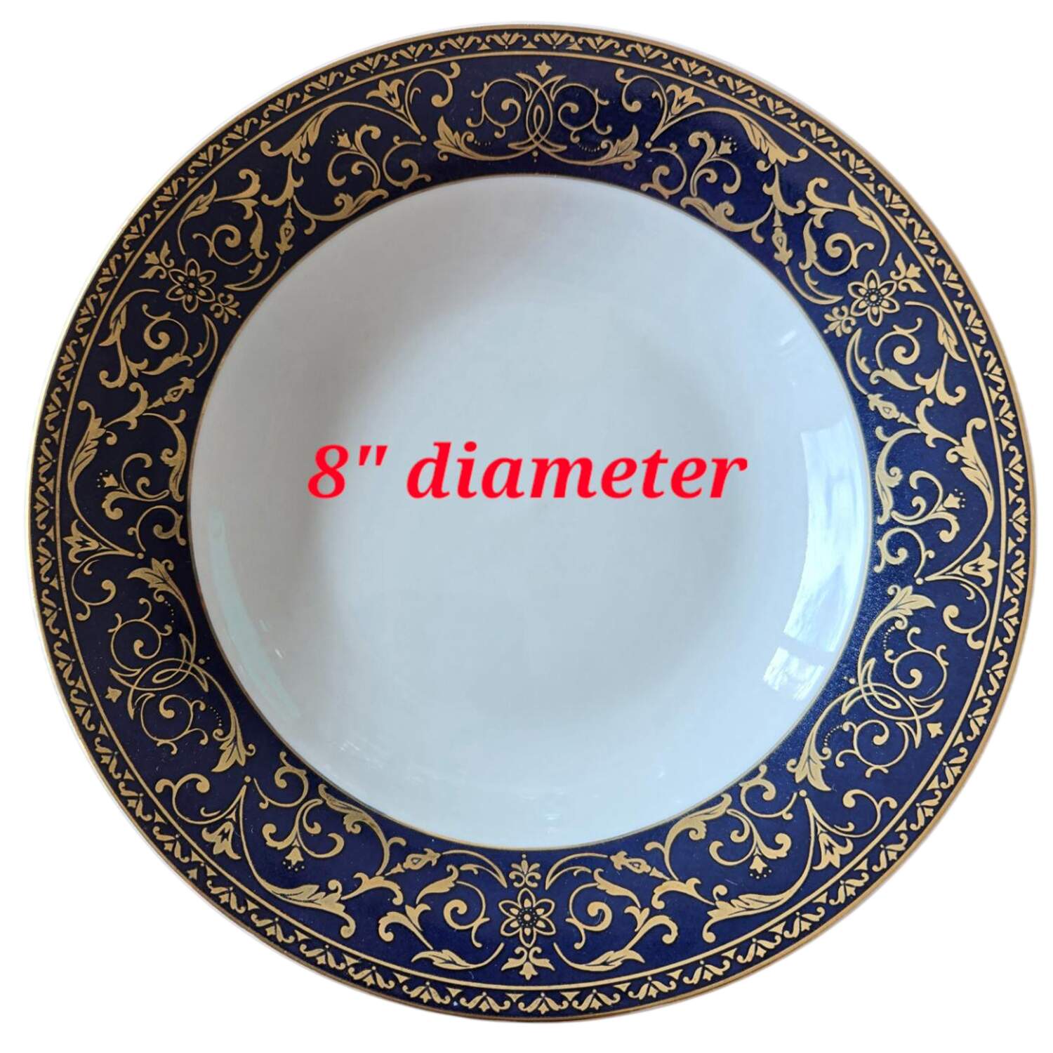Majesty Blue Coupe Soup Bowl by Newcor-1