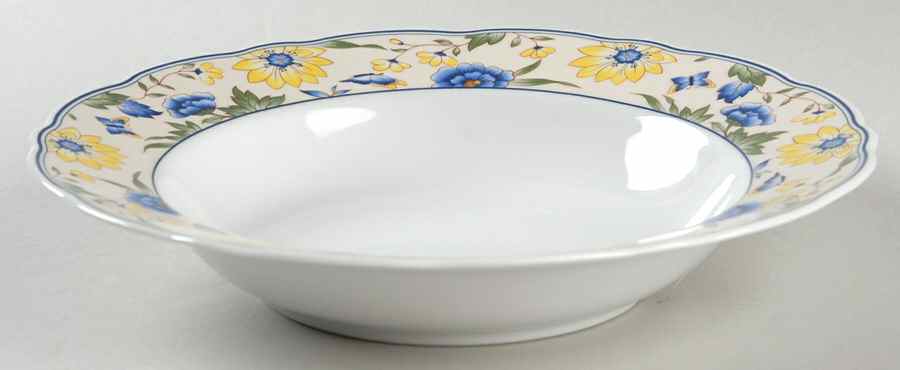 Charming Butterfly Rim Soup Bowl by Newcor-1