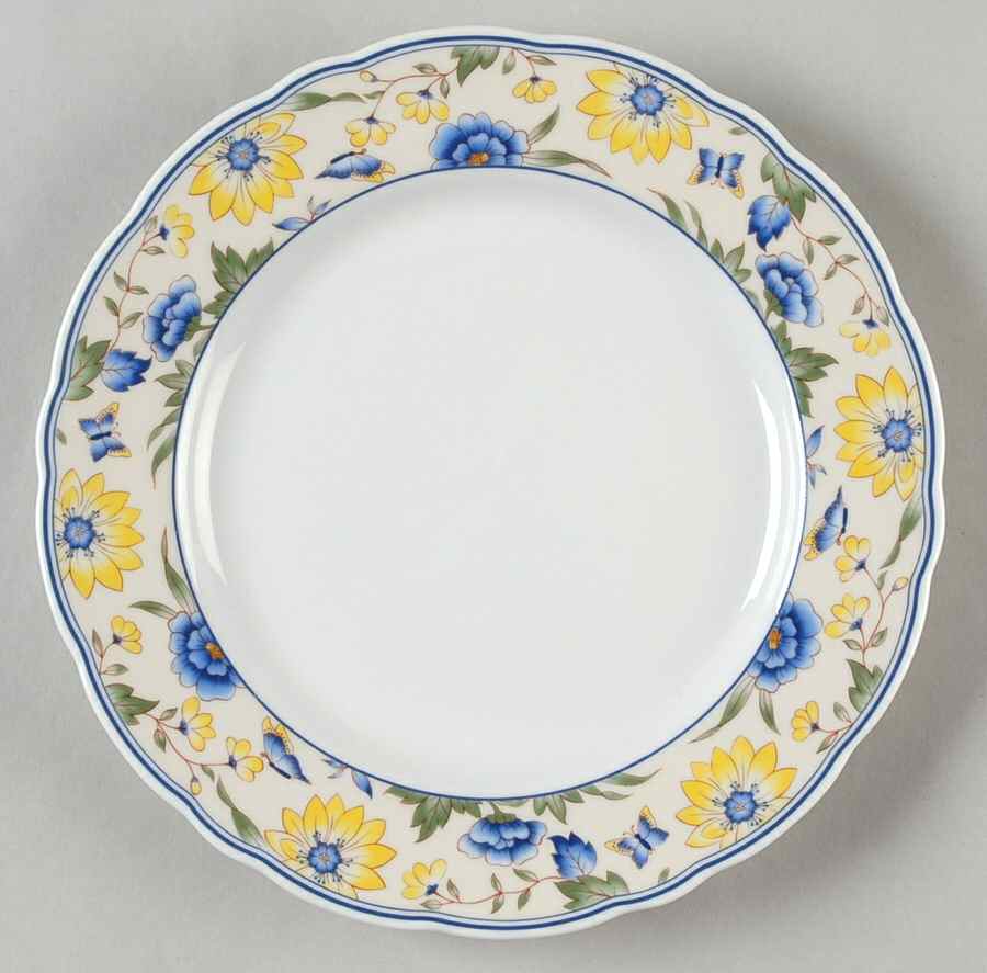 Charming Butterfly Salad Plate by Newcor-1