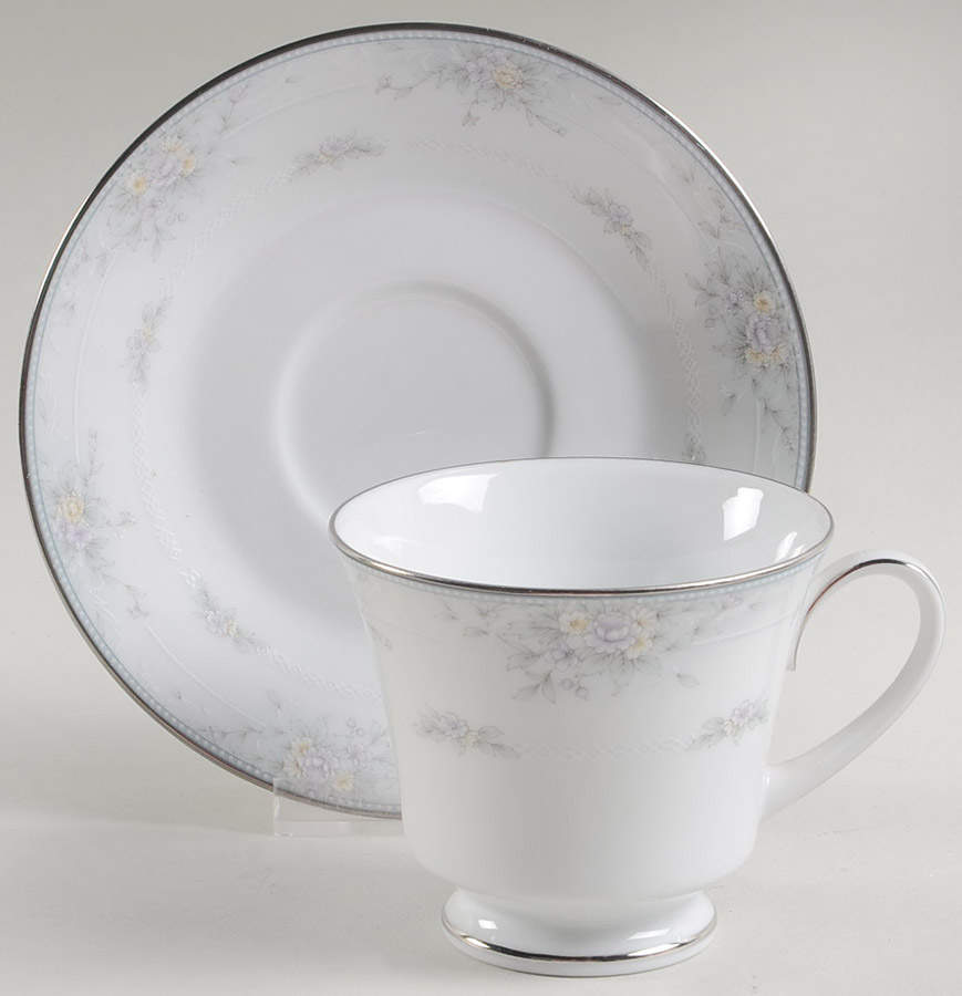 Amery Footed Cup & Saucer Set by Noritake-1