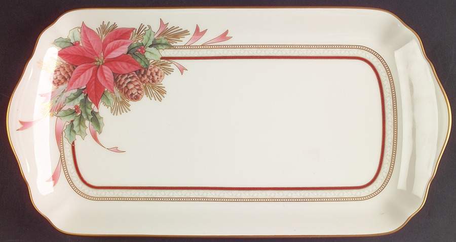Ardmore Gold 13" Oblong Holiday Tray by Noritake-1