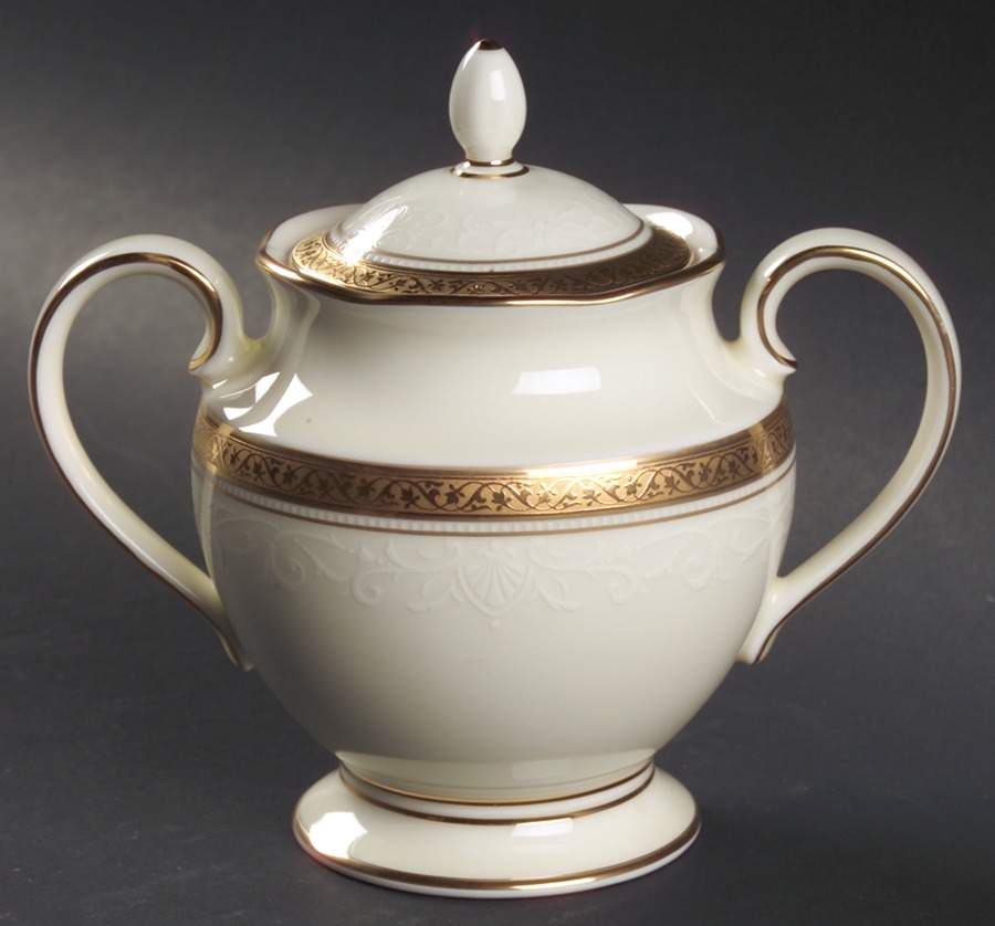 Ardmore Gold Sugar Bowl & Lid by Noritake-1