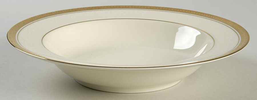 Ardmore Gold Large Rim Soup Bowl by Noritake-1