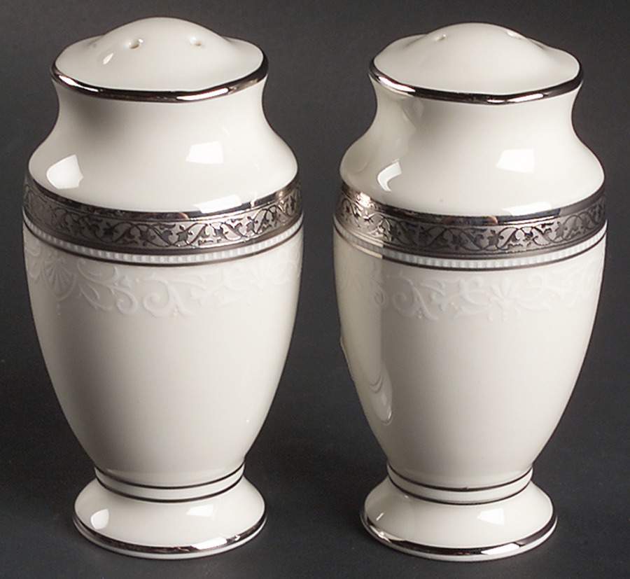 Ardmore Platinum Salt & Pepper Set by Noritake-1