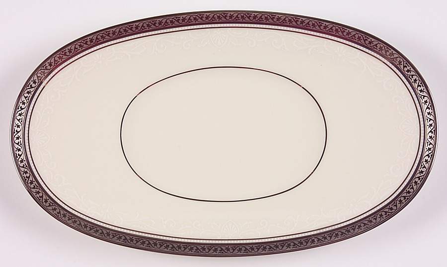 Ardmore Platinum Relish/Butter Tray by Noritake-1