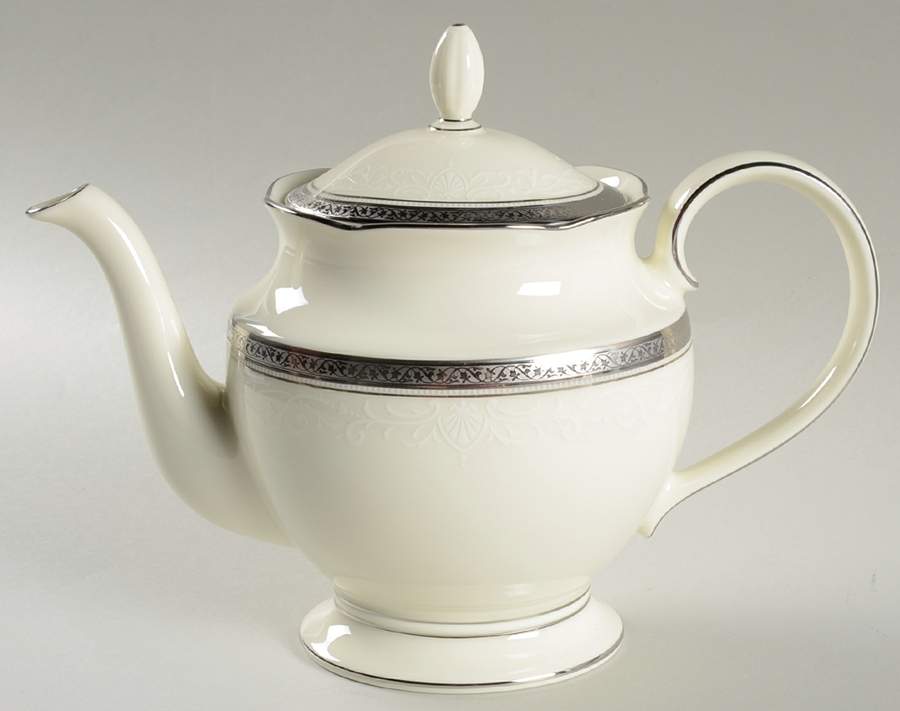 Ardmore Platinum Teapot & Lid by Noritake-1