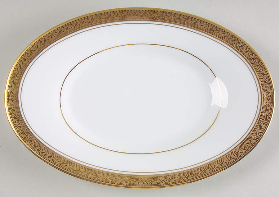 Crestwood Gold Relish/Butter Tray by Noritake-1