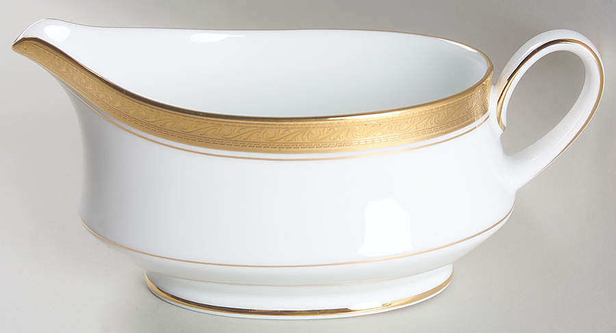 Crestwood Gold Gravy Boat by Noritake-1