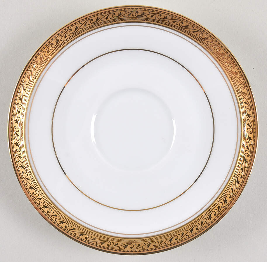 Crestwood Gold Saucer by Noritake-1