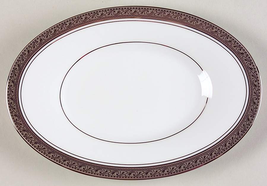 Crestwood Platinum Relish/Butter Tray by Noritake-1
