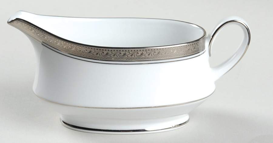 Crestwood Platinum Gravy Boat by Noritake-1