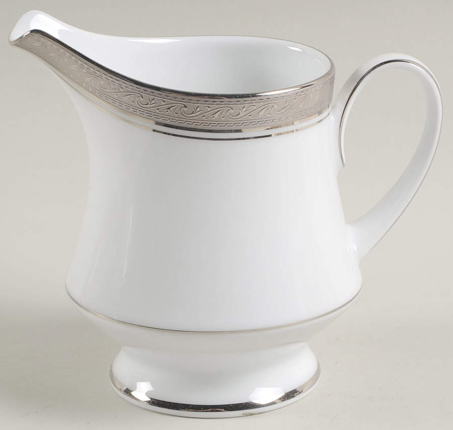 Crestwood Platinum Creamer by Noritake-1