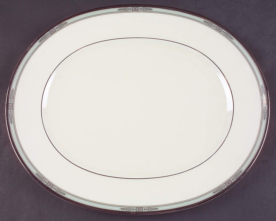 Fullerton 13" Oval Serving Platter by Noritake-1